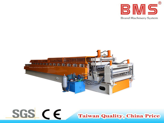 Automatic Professional Double Layer Roll Forming Machine for Glazed Tile And Trapezoidal Roof Panel