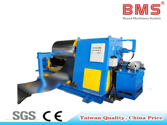 10T Hydraulic Decoiler Uncoiler Machine with Clamp Arm& Coil Car