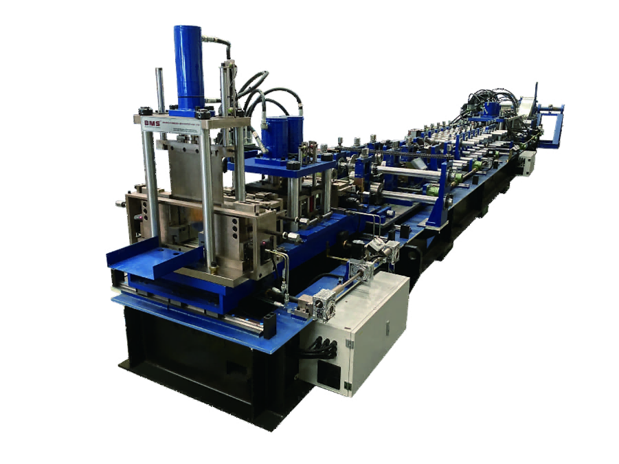 Complete CU75-250 multi-profile roll forming machine