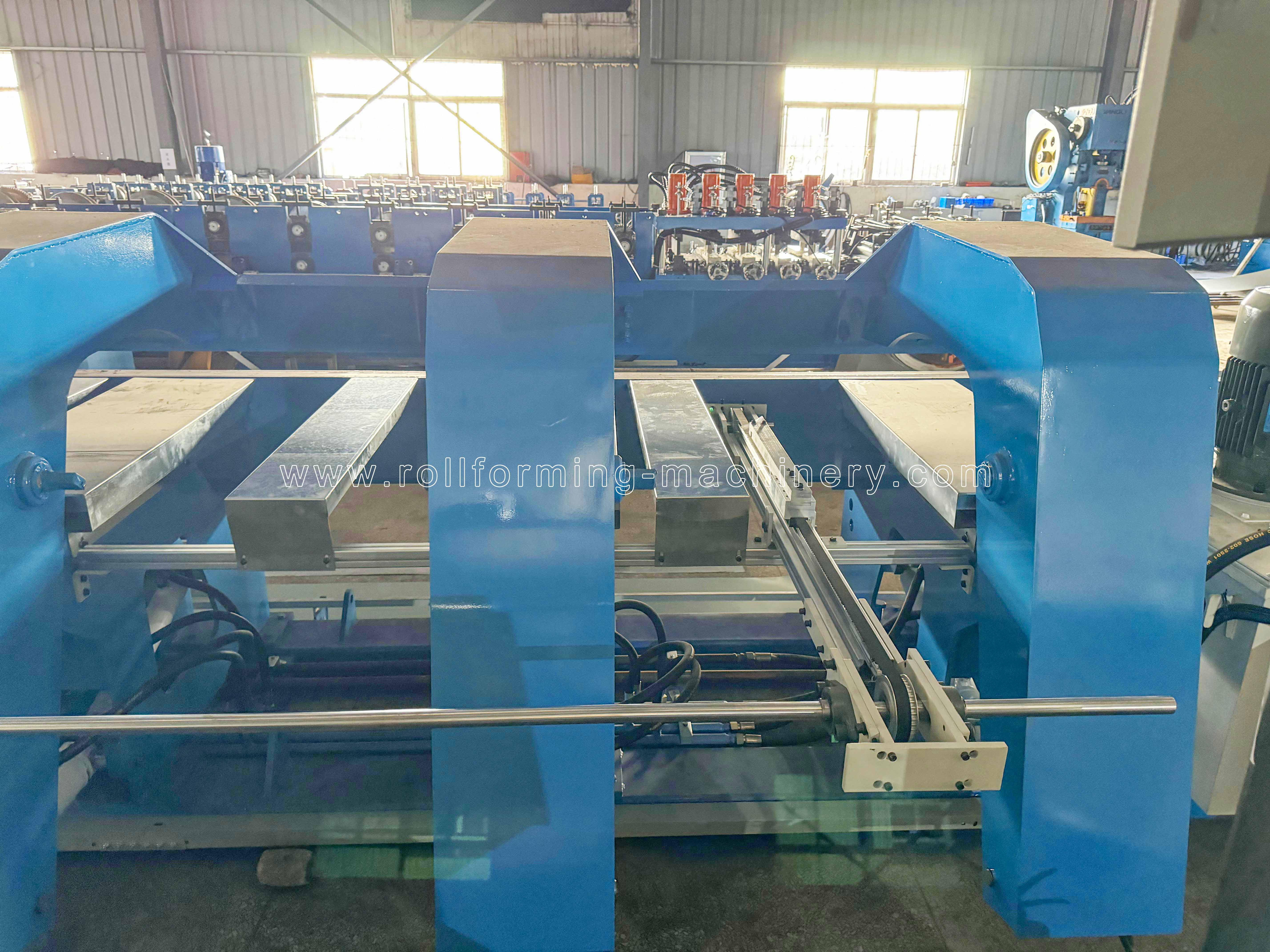 8M Long Folder Slitter Machine Base Arm Detail