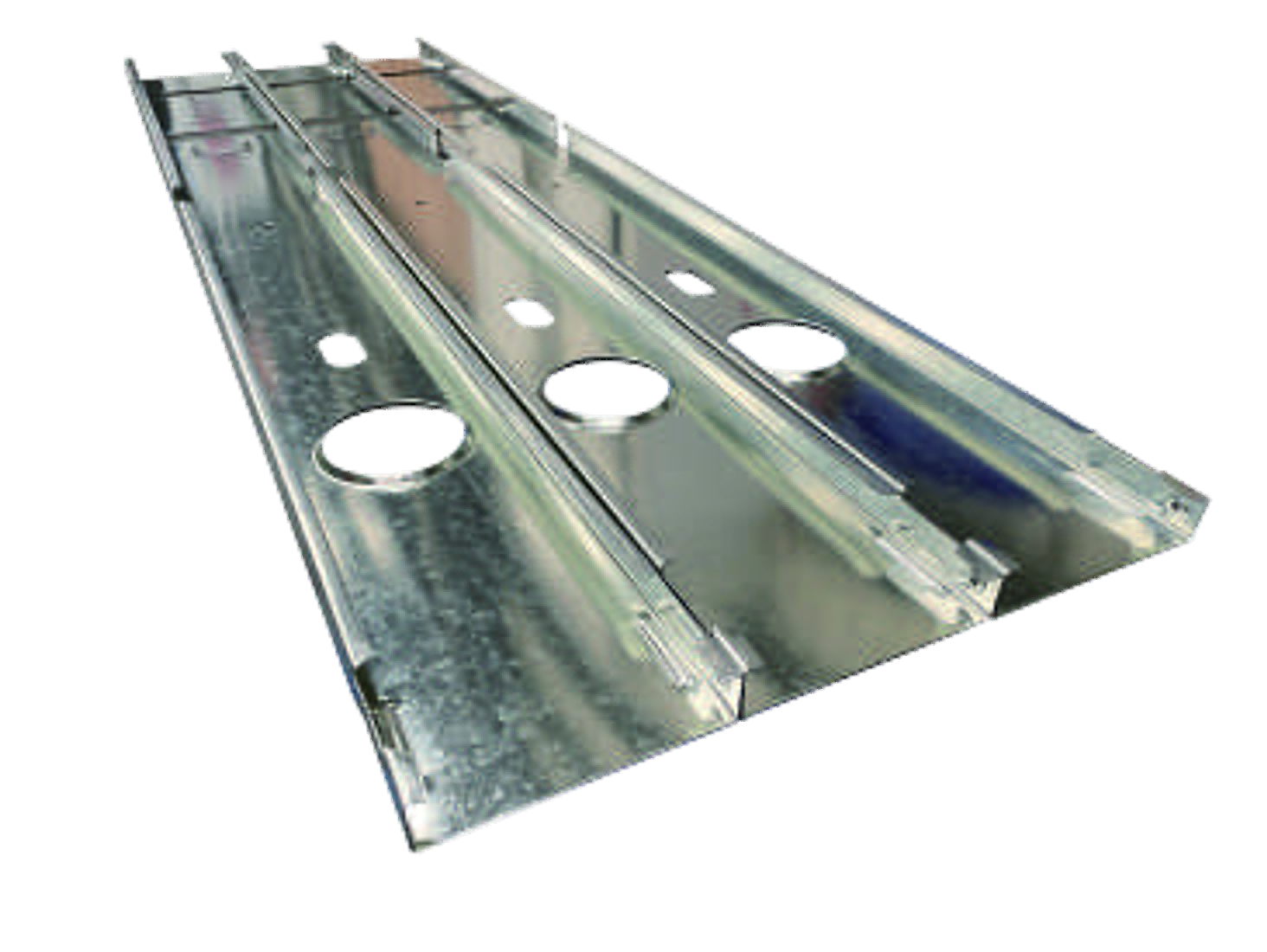 Punched lipped light steel components
