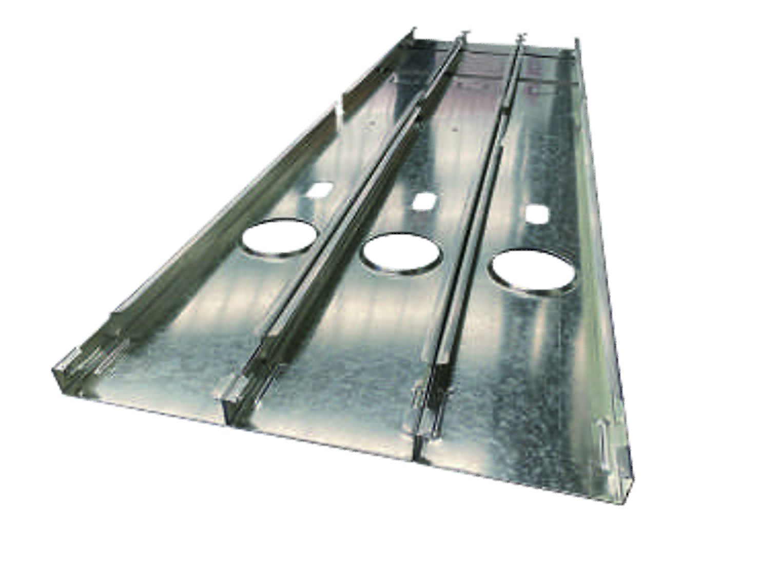Front view of a lipped C framing component